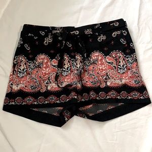 LOFT Tie Front Shorts